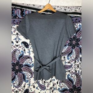 Vintage wool mod mini dress